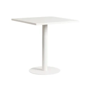 mobiliario-contract-mesa blanca tablero cuadrado 70cm